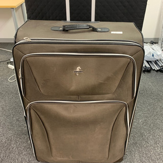 キャリーバッグ トロリー 大型 茶色 スーツケース