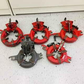 Asada アサダ パイプマシン　ビーバー80 ダイヘッド5個付【リライズ野田愛宕店】【店頭引取限定】【中古品】１点限り早い者勝ち！ Asada アサダ パイプマシン ビーバー80 ダイヘッド5個付【リライズ野田