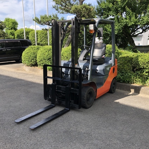 動画有　1.5t CF19082  トヨタ　エンジンフォークリフト  サイドシフト付　3m　ノーパンクタイヤ