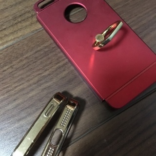 赤、iPhone5  5s  5seケース
