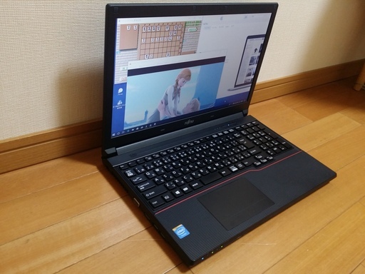 【けっこうきれい】Windows10モデル SSD ブルートゥース搭載 軽量ノートパソコン 麻雀、将棋ソフト付き！ USBマウスプレゼント中 (15.6型 富士通 Office2016) けっこうきれい】Windows10モデル SSD ブルートゥース搭載 軽量ノート
