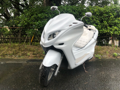 【売約済】マジェスティsg03j  人気のフルホワイト オーディオ