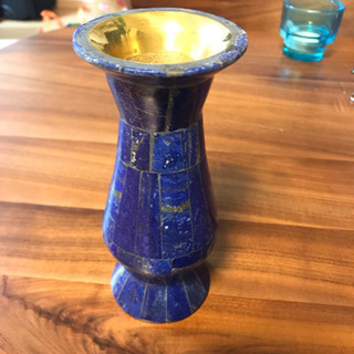 ラピスラズリ(瑠璃)の花瓶⭐︎希少