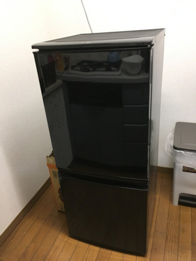 冷蔵庫 シャープ SHARP SJ-14X-B [冷蔵庫 (137L・つけかえどっちもドア) 2ドア ブラック