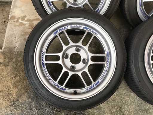 軽自動車に！Black Racing GT1 15インチ 6.5 J 中古4本 【公式通販】
