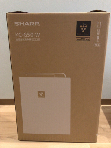 ☆新品未開封 SHARP 加湿空気清浄機 KC-G50-W☆