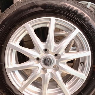 格安 ホイール（BRANDLE M71）付き・スタッドレスタイヤ（ヨコハマ アイスガード５プラス）の４本セット  YOKOHAMA ice GUARD 5 PLUS 195/65R15