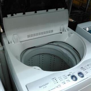 SHARP 4.5kg洗濯機 ES-45E8 （2011） - 生活家電