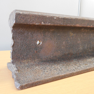 ▷鉄道レール 線路 中古レール 北海道 長さ53cm 重量15kg 札幌市西区