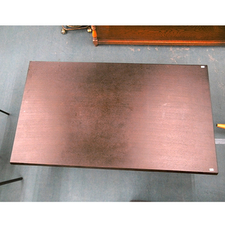 札幌【天然木使用のセンターテーブル】幅135cm ダークブラウン/こげ茶色系 ローテーブル 座卓 アケビ135 本郷通店