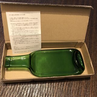 【新品】ワインボトルで作ったガラスプレート