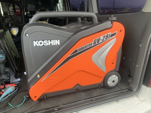 工進・KOSHIN・インバーター発電機・GV-28i