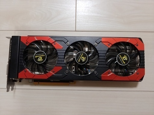 【値下げ】中古　Manli GeForce GTX 1070Ti with Triple Cooler (M-NGTX1070TI/5RGHDPPP-F378G)