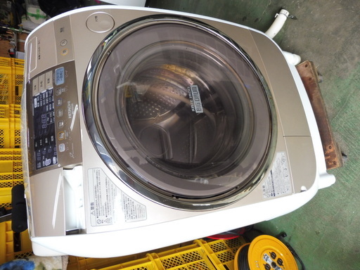 北３１４　値下げ！大容量　日立　ドラム式　洗濯機　１０KG（乾燥６．０KG）BD-3100L