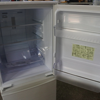 SHARP 18年式 SJ-DA14D-W 137L 冷蔵庫 単身サイズ エリア格安配達