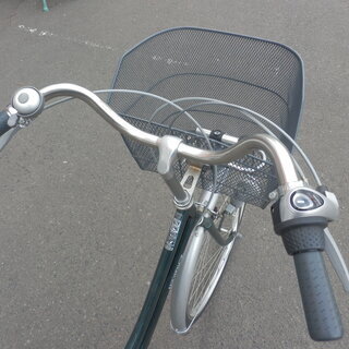 PayPay対応 27インチ自転車/ママチャリ/シティサイクル 3段切替/ライト/鍵付き グリーン 通勤/通学/運動用に 札幌市西区西野