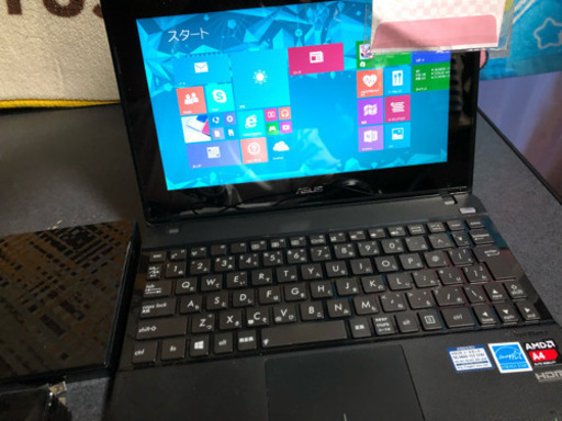 ASUS タッチパネル 薄型ミニノート