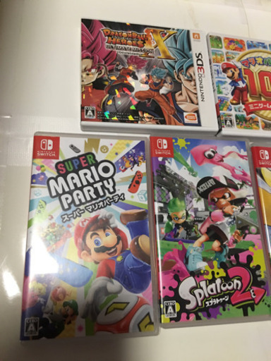 ニンテンドースイッチソフト3本 3dsソフト5本セット