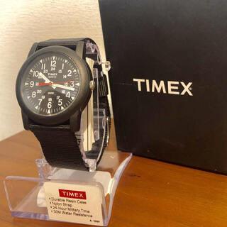 [タイメックス]TIMEX 腕時計 キャンパー ブラック文字盤 ...