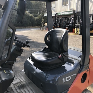 1.0t 白タイヤ エンジンフォークリフト トヨタ