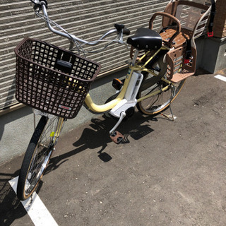 ヤマハ PAS Natura 電動アシスト自転車 ジャンク品 チャイルドシート付き