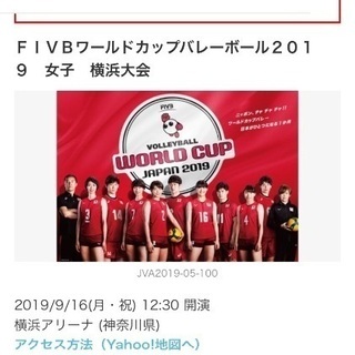 FIVBワールドカップバレーボール  2019  女子  横浜大会