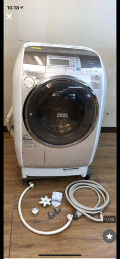 HITACHI ドラム式電気洗濯乾燥機 ＢＤ-V7300L形 2011年製 風アイロン ビッグドラム（506）AKARI