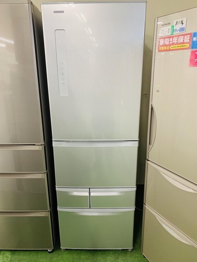 【12ヶ月保証！！】TOSHIBA　5ﾄﾞｱ冷蔵庫　2018年製造　GR-M41G(S)