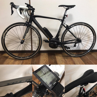 美車 YAMAHA ヤマハ YPJ-R 105MIX マットブラック 電動アシスト付きロードバイク　ニュースポーツモビリティ