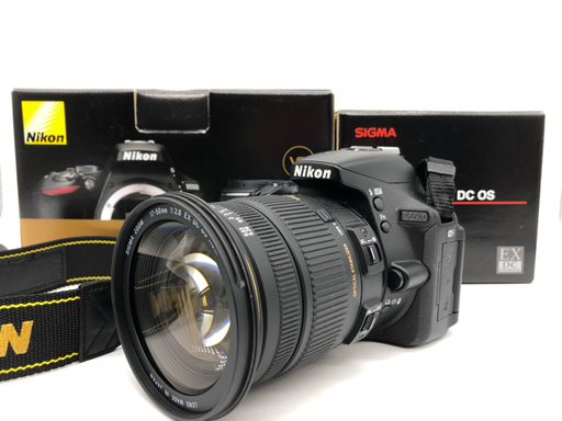 NIKON　ニコン　SIGMA　シグマ　一眼レフカメラ　D5500　17-50mm F2.8 EX DC OS HSM
