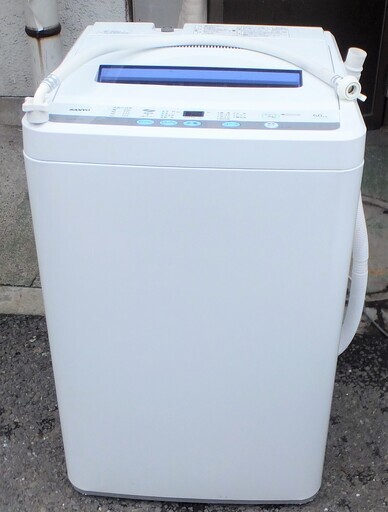 ☆三洋電機 SANYO ASW-60D 6.0kg 全自動洗濯機◆衣類の芯までキレイにお洗濯