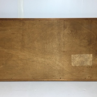 敬天愛人】☆工芸☆ 欄間書額☆クジラ材☆【中古】