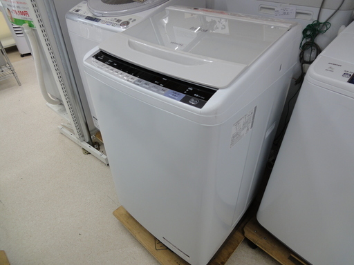 日立/HITACHI 洗濯機 8kg 2017年製 BW-V80A 【ユーズドユーズ名古屋天白店】