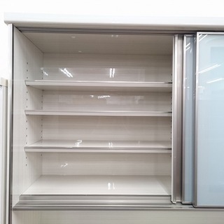 シギヤマ家具　スライド式2枚扉キッチンボード　【トレファク　川越】【家具　家電】