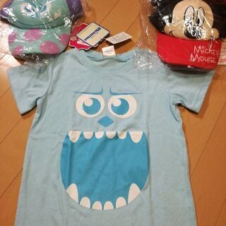 ミッキー、モンスター帽子&Tシャツ(追加)