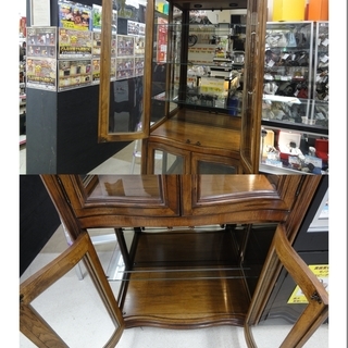 DREXEL HERITAGE/ドレクセル ヘリテイジ Grand Villa グランド・ヴィラ キュリオユニット キャビネット ショーケース ガラス棚 アメリカ製 682-730【ユーズドユーズ名古屋天白店】