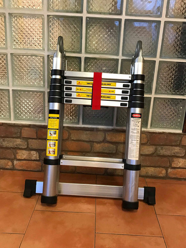 アルミ製　伸縮脚立・はしご　中古