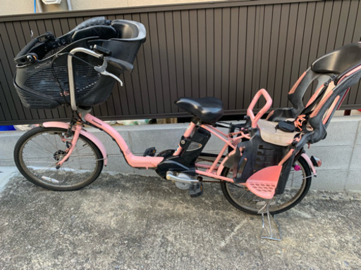 前後に子供椅子付き電動自転車 Panasonic 値段交渉可能です！