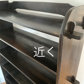 木製 本棚 6段 クサビ本棚 飾り棚 くさび止め本棚 無垢