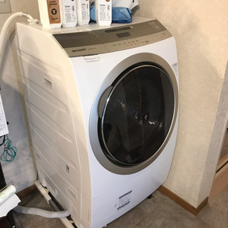 ドラム 2016シャープ 洗濯機ES-Z210 10キロ乾燥6キロ