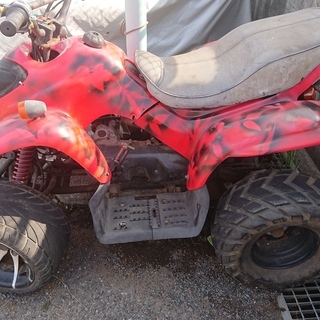 ユナリATV50 書類・鍵あり エンジン実働