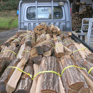 （12月4日更新）今シーズンも有難うございました。まもなく完売2020年秋冬用カシ＆ナラ乾燥薪　350㎏（0.8㎥）～