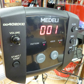 MEDELI 電子ドラム DD402KⅡ アンプ付き ※メンテナンス済み メデリ 