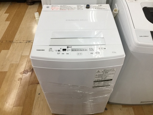 安心の1年保証付！2018年製TOSHIBAの4.5kg全自動洗濯機【トレファク　岸和田】