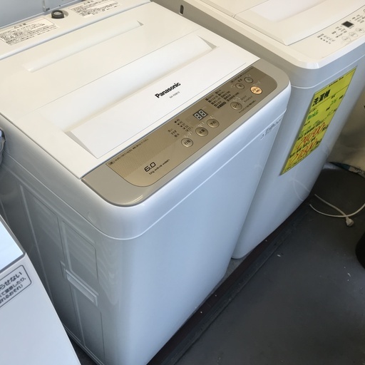 保証付き　パナソニック　洗濯機　NA-F60B10   リサイクルショップウルカウ　高津