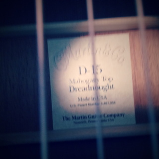 【美品】Martin D-15　マホガニーオール単板　USA