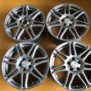 a12】16インチ アルミホイール 16x6.5JJ＋48 5H-100 社外 中古