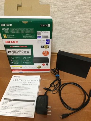 外付けHDD   4.0TB