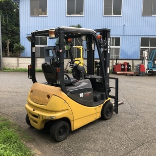フルフリ 1.8トン バッテリーフォークリフト FB18-12 コマツ 3段マスト 