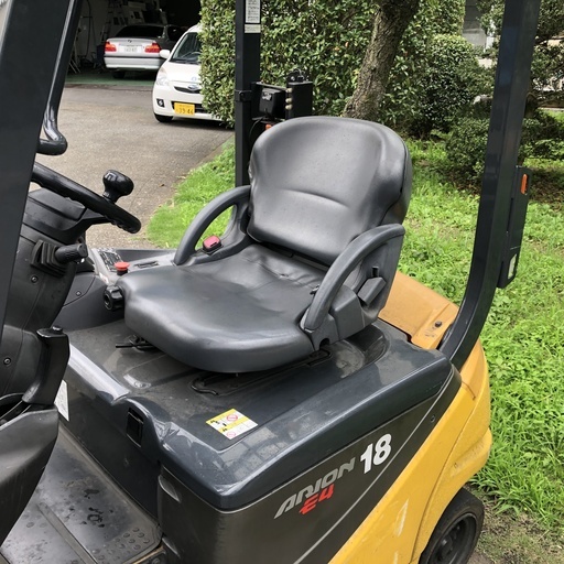 フルフリ 1.8トン バッテリーフォークリフト FB18-12 コマツ 3段マスト